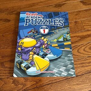 BEAST ACADEMY PUZZLES LEVEL 1 BOOK- NEW